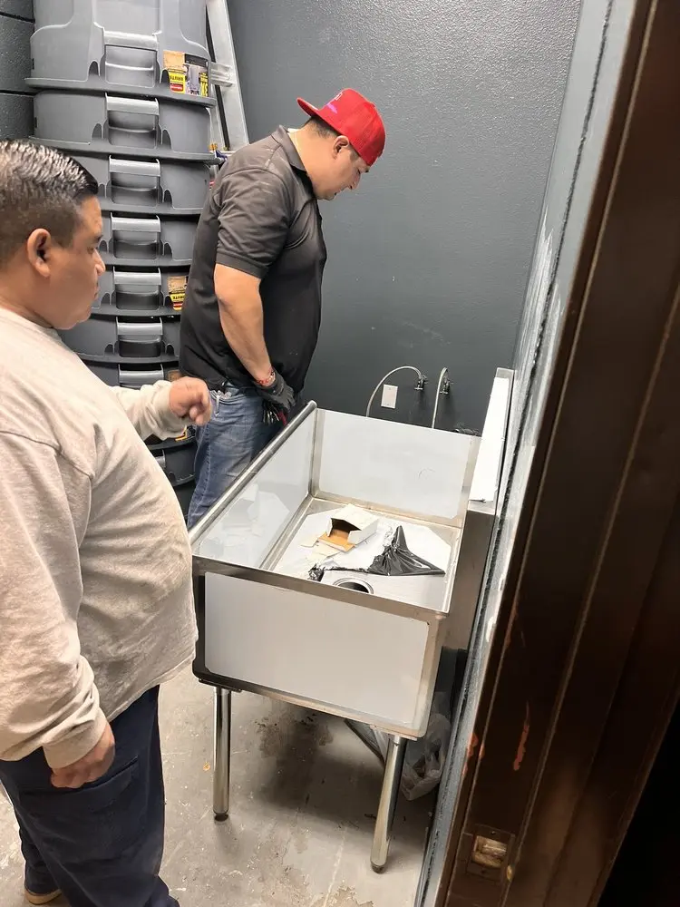 Commercial plumbing and sink installation in Venice Center