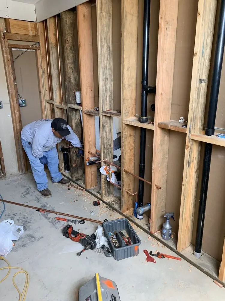 Commercial rough-in plumbing for Trenchless Sewer Repair in Venice Center